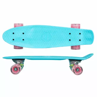 Pennyboard ENERO AZURE, 56 cm s LED kolečky