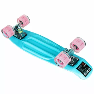 Pennyboard ENERO AZURE, 56 cm s LED kolečky