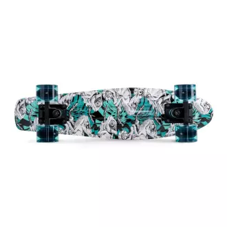 Pennyboard MOVINO Chameleon (DoublePrint) se svítícími LED kolečky, 56cm