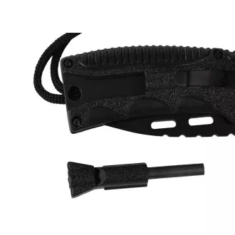 Pružinový nůž s křesadlem 21cm