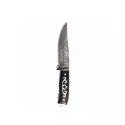 Turistický nůž Kandar se zdobenou čepelí a rukojetí, 21 cm