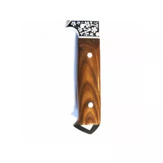 Lovecký nůž se zdobenou čepelí, 26 cm