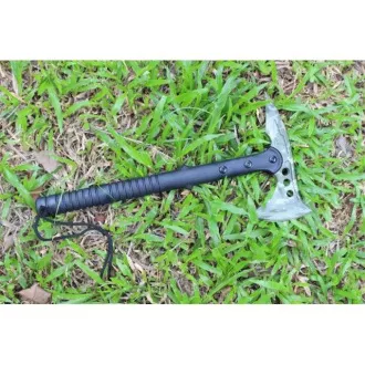 Sekera jednoruční (tomahawk), 38 cm, Maskáčová, Zelená