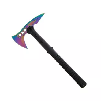 Sekera jednoruční (tomahawk), 38 cm, Maskáčová, Zelená