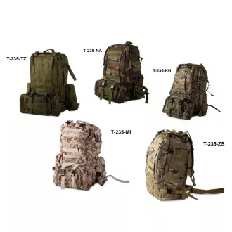 Maskáčový batoh Lynx, vojenská kamufláž - 48.5 l, Maskáč pouštní