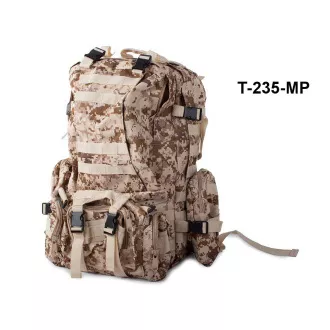 Maskáčový batoh Lynx, vojenská kamufláž - 48.5 l, Maskáč pouštní