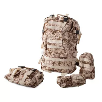 Maskáčový batoh Lynx, vojenská kamufláž - 48.5 l, Maskáč pouštní
