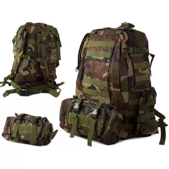 Maskáčový batoh Lynx, vojenská kamufláž - 48.5 l, Maskáč pouštní