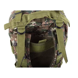 Vojenský turistický batoh 28 l, Šedý maskáč