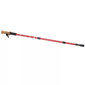 Trekingové hole Nordic Walking s ergonomickou, korkovou rukojetí, 135 cm, 2 ks, Modrá