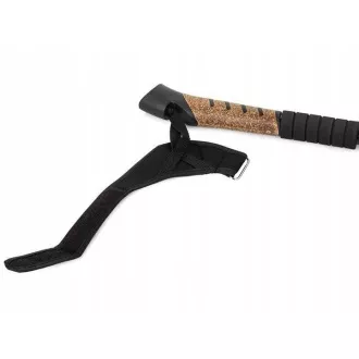 Trekingové hole Nordic Walking s korkovou rukojetí, 135 cm, 2 ks, Černá