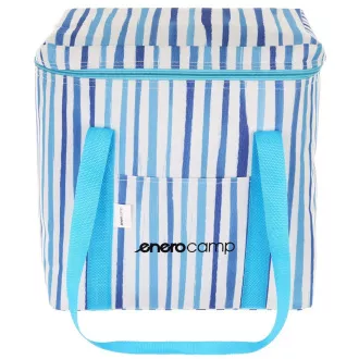 Termotaška ENERO CAMP 32x25x35 cm, 28 l, modré pruhy
