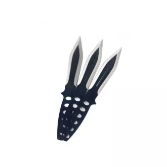 Sada vrhacích nožů VENGEANCE, s pouzdrem, 23 cm, 3 ks