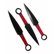 FOXTER Sada vrhacích nožů s opletenou rukojetí, 17,5 cm 3 ks