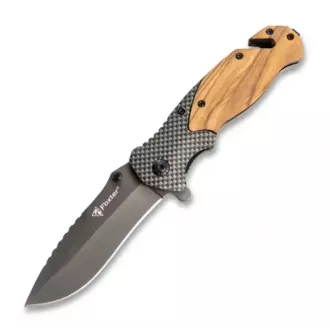 FOXTER Skládací záchranářský lovecký nůž, 21 cm
