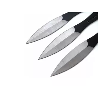 Sada vrhacích nožů s pouzdrem, 23 cm, 3 ks