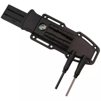 HASTAA Taktický nůž + podpalovač a brousek, 28 cm