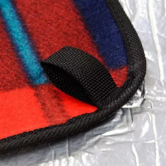 Pikniková deka MTR 300x300 cm, červené káry