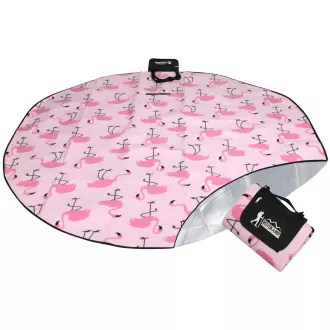 Kulatá pikniková deka 200 cm s ALU potahem FLAMINGO Kulatá pikniková deka 200 cm s ALU potahem FLAMINGO