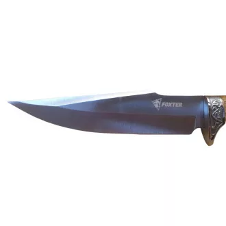 Turistický nůž 31 cm s dřevěnou rukojetí a pouzdrem