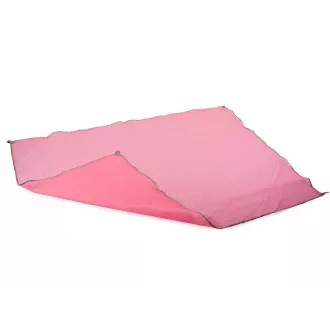 Plážová deka 200x200, růžová, Růžová