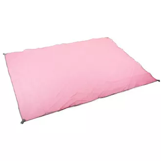 Plážová deka 200x200, růžová, Růžová