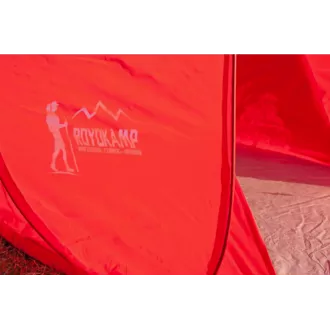 Samorozkládací plážový stan ROYOKAMP 145x100x100 cm, červená