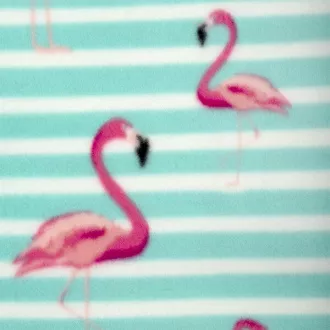 Pikniková deka 200x200 cm MINT FLAMINGO