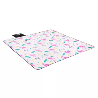 Pikniková deka 200x200 PINK FLAMINGO