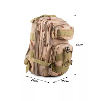 Vojenský turistický batoh 30 l, Černá