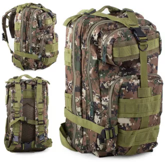 Vojenský turistický batoh 30 l, Černá