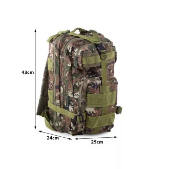 Vojenský turistický batoh 30 l, Černá