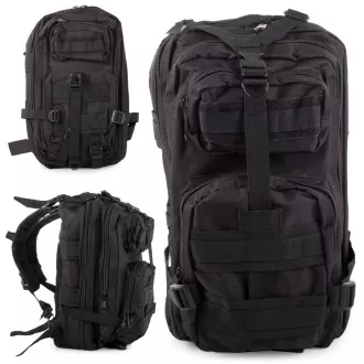Vojenský turistický batoh 30 l, Černá