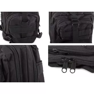 Vojenský turistický batoh 30 l, Černá