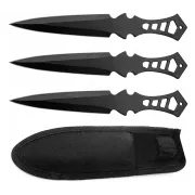Vrhací nůž - sada s pouzdrem 3 ks 19 cm