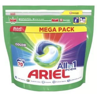 Prací gelové tablety Ariel All in 1 color 70ks AKCE DO VYPRODÁNÍ