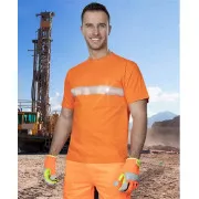 Tričko ARDON®XAVER s reflex. pruhem oranžové | H17256/XL