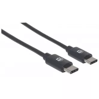MANHATTAN kabel Hi-Speed USB-C, Type-C Male to Type-C Male, 2m, černý MANHATTAN kabel Hi-Speed USB-C, Type-C Male to Type-C Male, 2m, černý