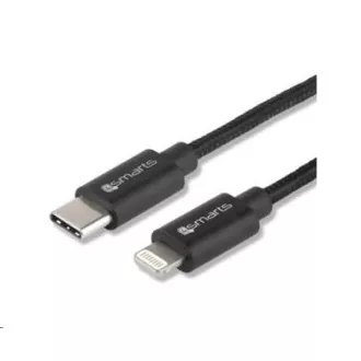 4smarts nabíjecí kabel USB-C -> Lightning, černá 4smarts nabíjecí kabel USB-C -> Lightning, černá