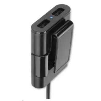 4smarts nabíječka do auta, 4x USB, 2, 4 A, černá 4smarts nabíječka do auta, 4x USB, 2, 4 A, černá