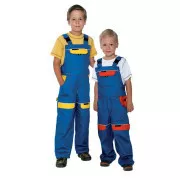 Dětské kalhoty s laclem ARDON®COOL TREND modro-červené | H8702/152