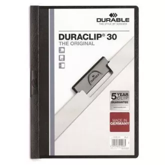 Desky A4 Duraclip černé na 30 listů Desky A4 Duraclip černé na 30 listů