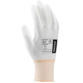 Máčené rukavice ARDON®PURE TOUCH WHITE 06/XS | A8008/06
