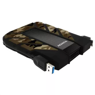 ADATA Externí HDD 2TB 2, 5" USB 3.1 DashDrive Durable HD710M Pro, kamufláž (gumový, nárazu/vodě/prachu odolný)