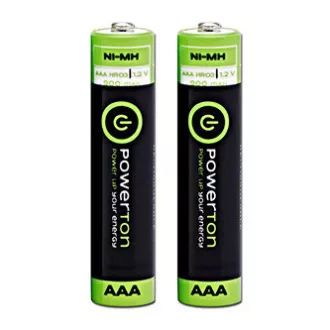 Powerton ENERGY RECHARGE Nabíjecí Ni-MH baterie AAA, 2-pack