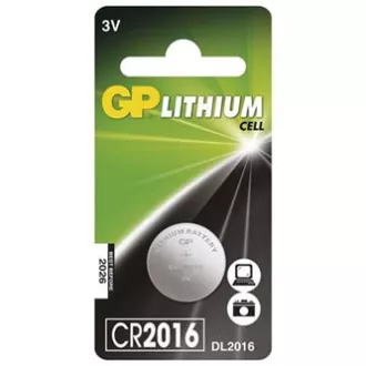 GP Jednorázová lithiová baterie CR2016, 1-pack