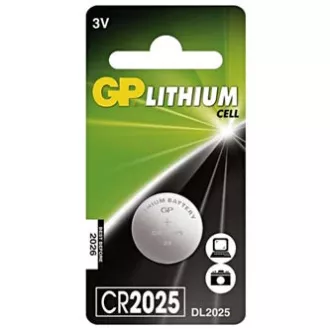 GP Jednorázová lithiová baterie CR2025, 1-pack