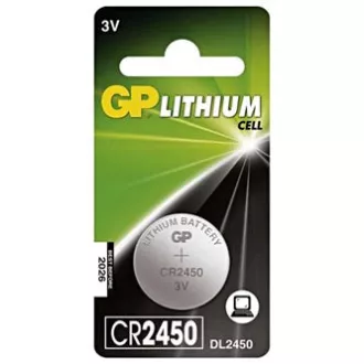 GP Jednorázová lithiová baterie CR2450, 1-pack