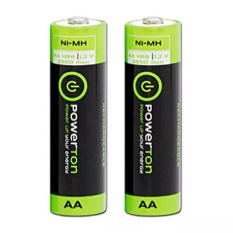 Powerton ENERGY RECHARGE Nabíjecí Ni-MH baterie AA, 2-pack