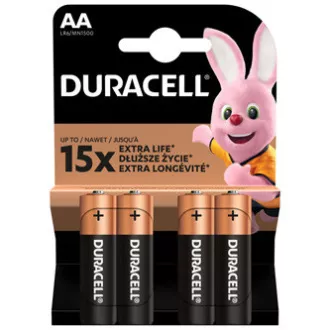 Duracell Jednorázová alkalická baterie AA, 4-pack